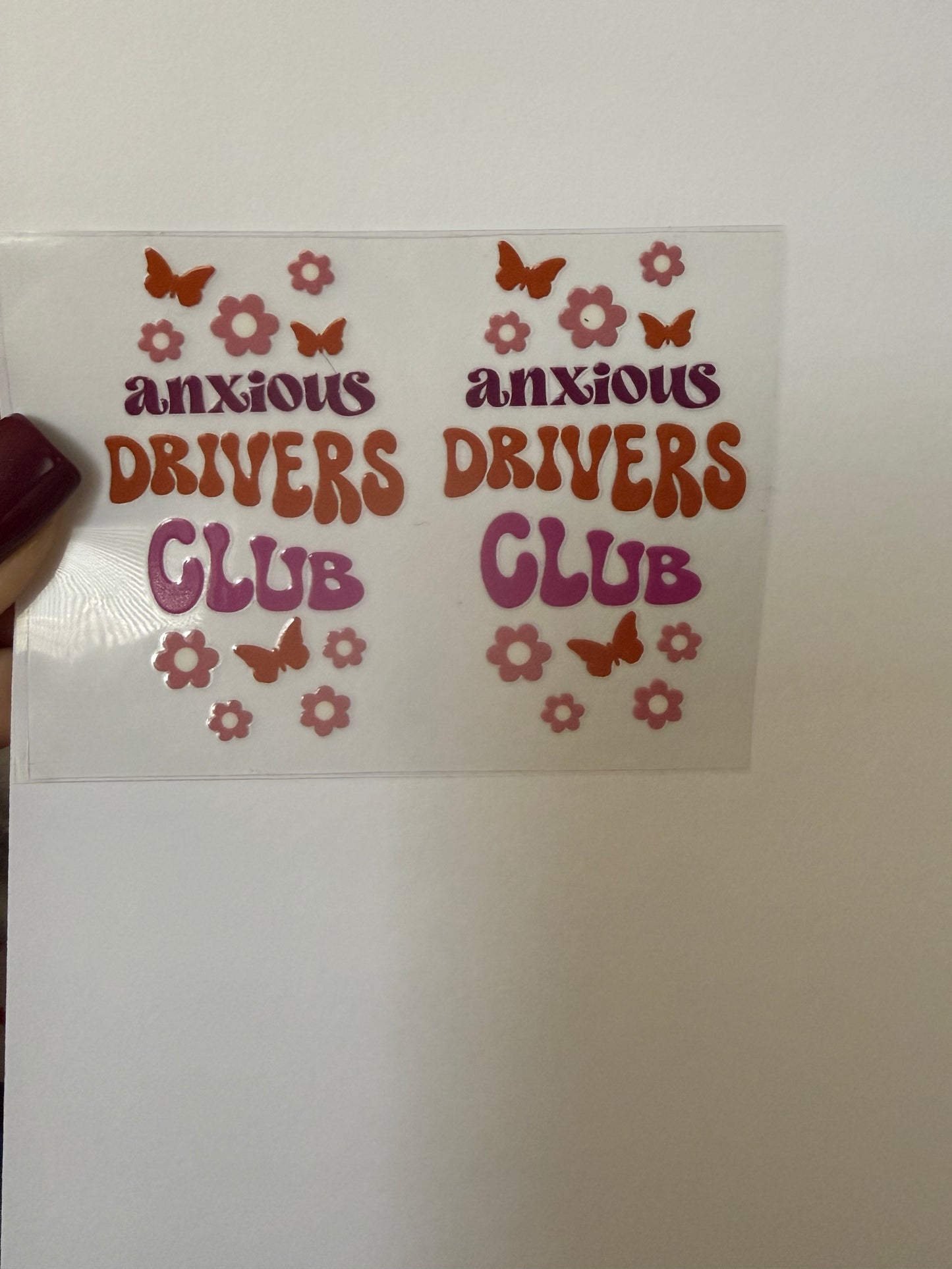 Anxious drivers club