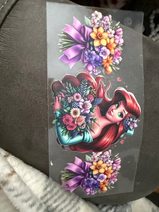 Ariel & flowers