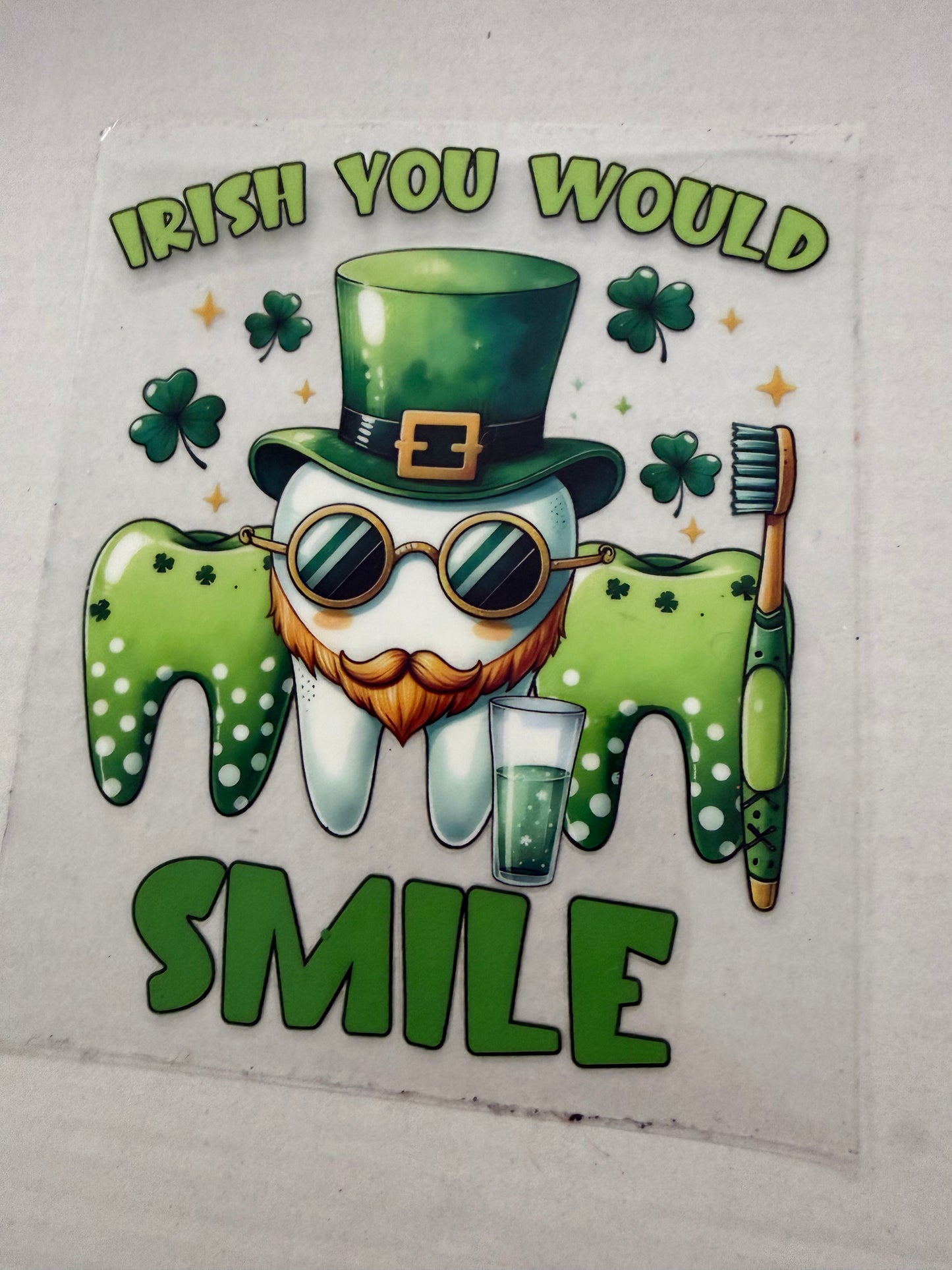 Irish you would smile