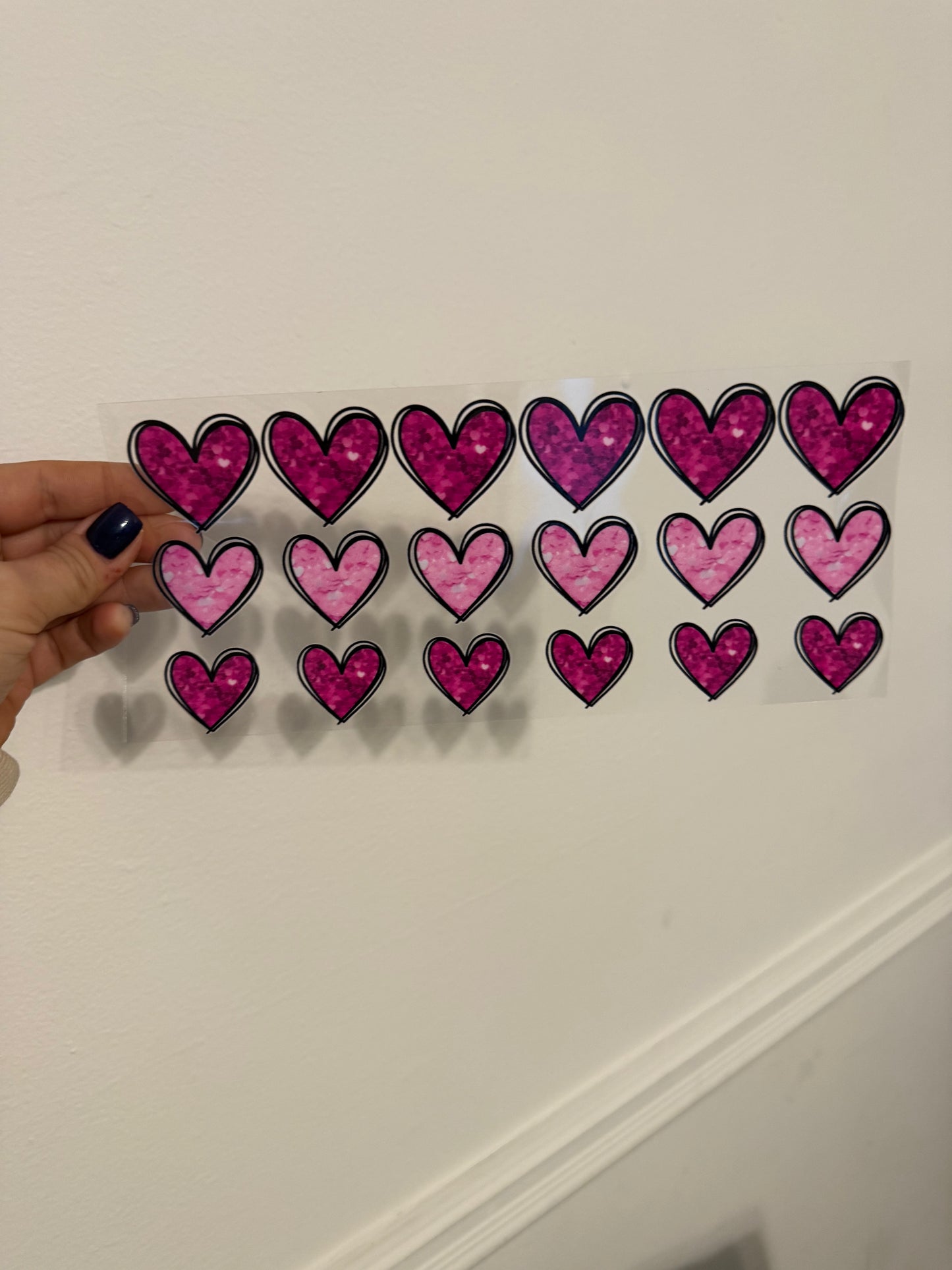 pink hearts