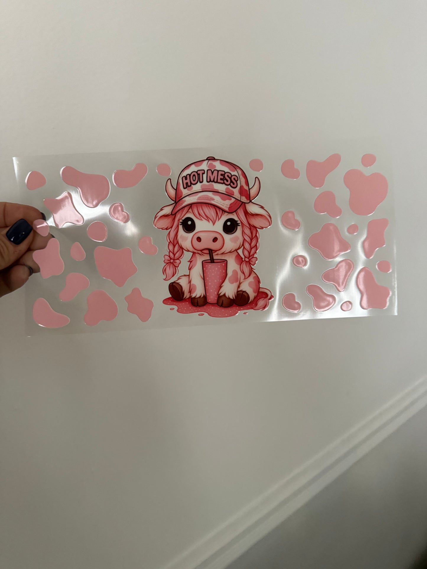 hot mess pink cow