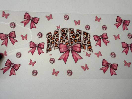 Leopard mama & bows