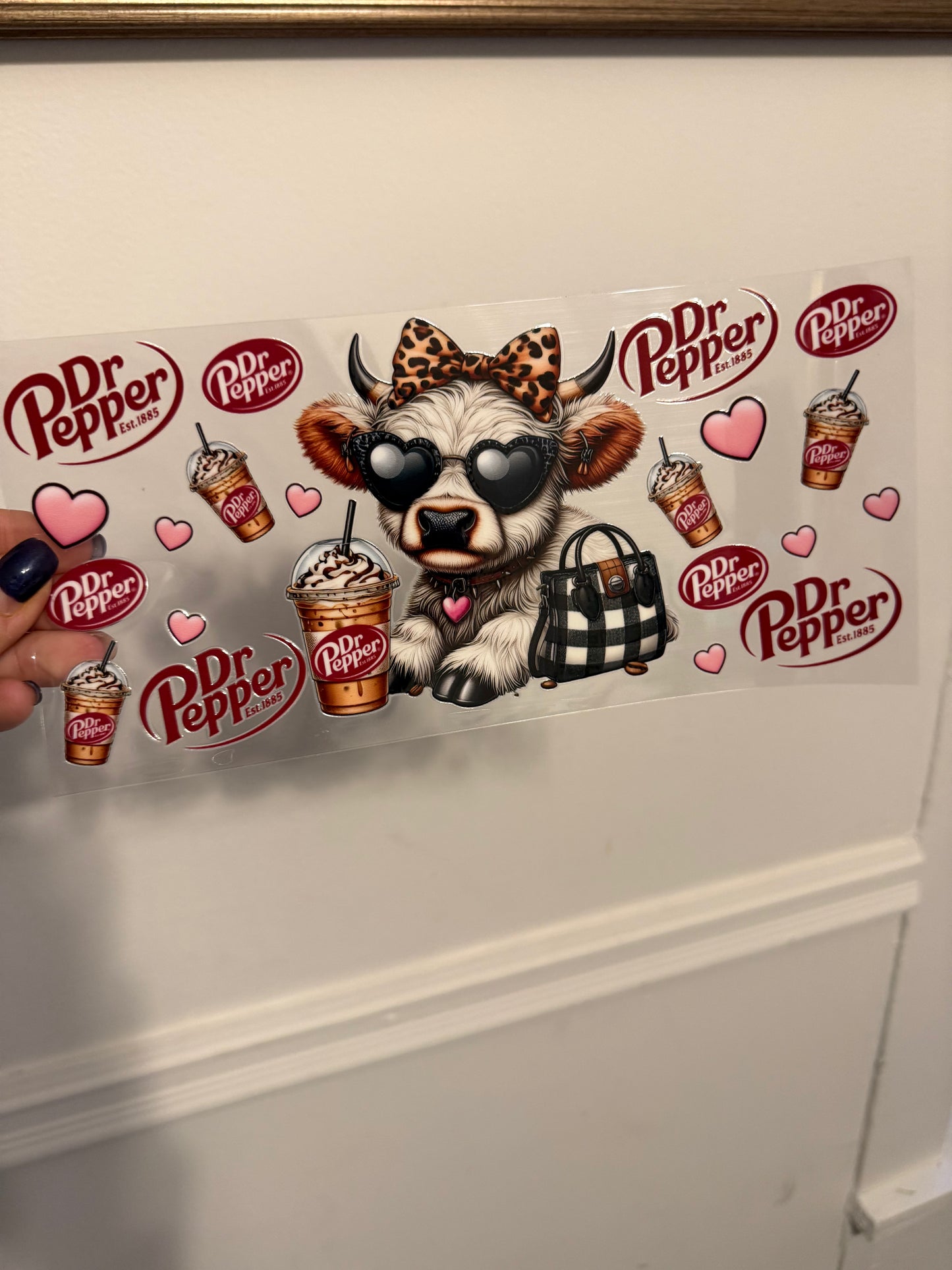 Dr Pepper highland cow