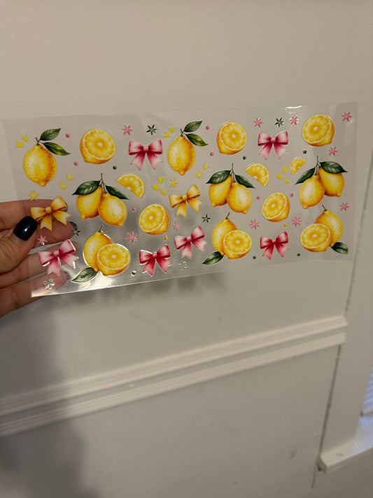 Lemons & pink bows