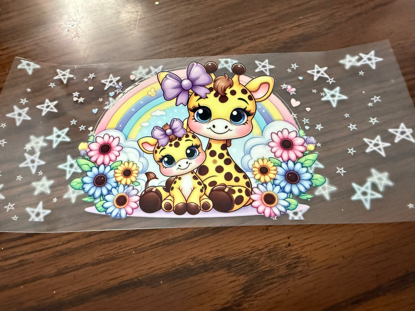 Giraffe & baby
