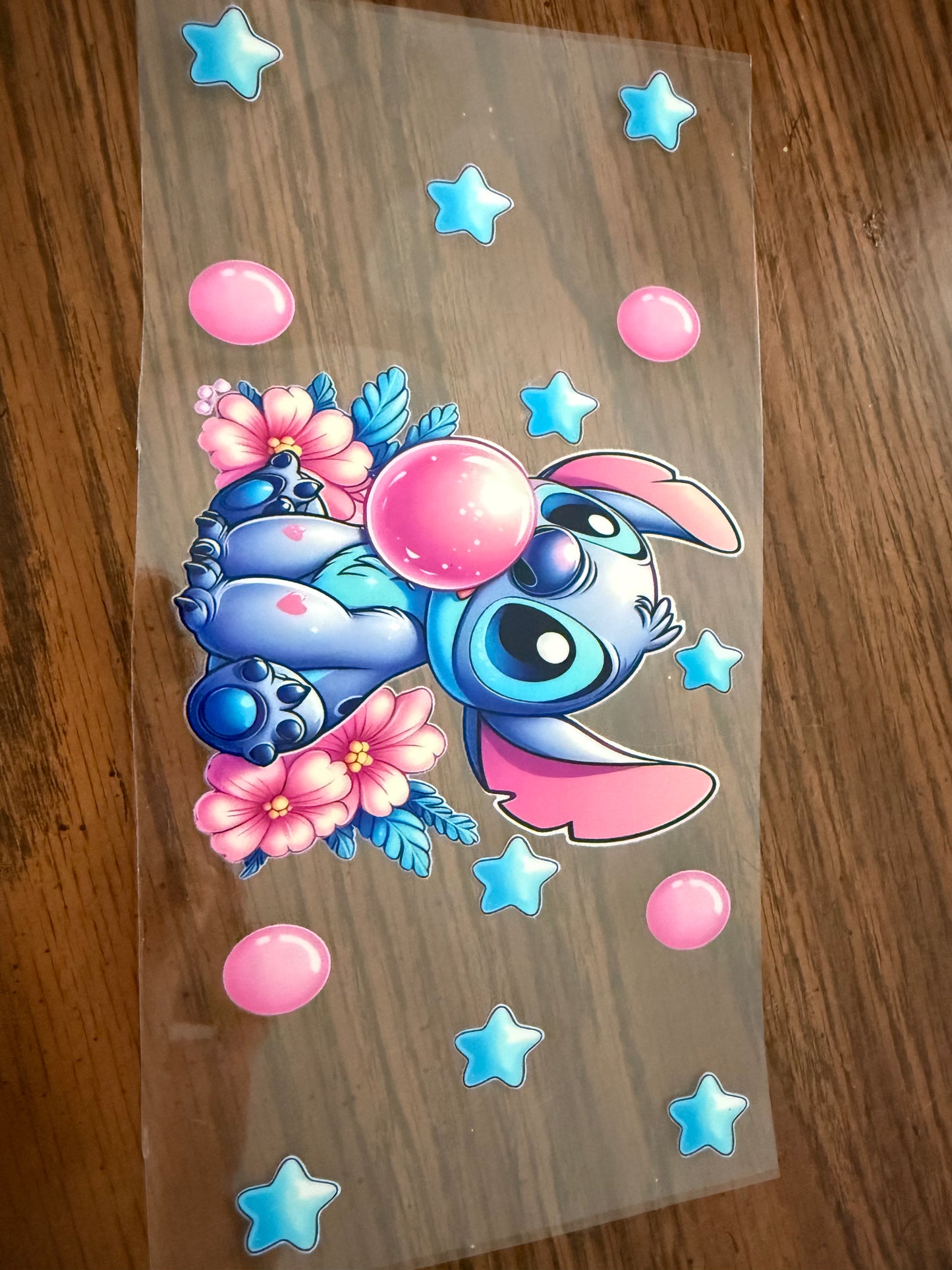 Stitch with bubblegum