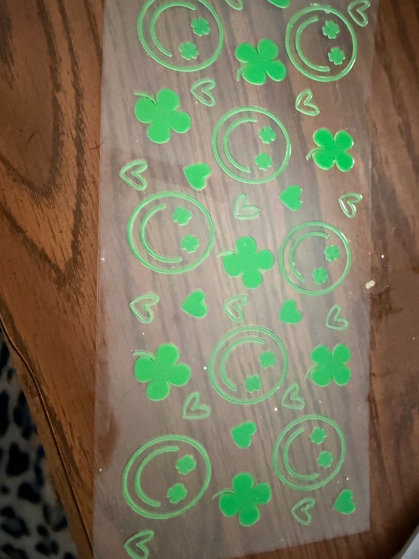 green smiley face