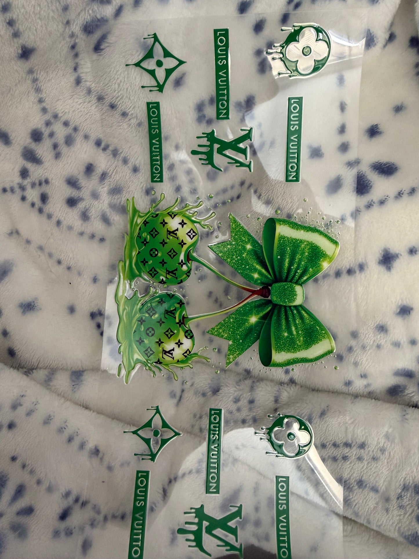 Green LV Cherry with Bow