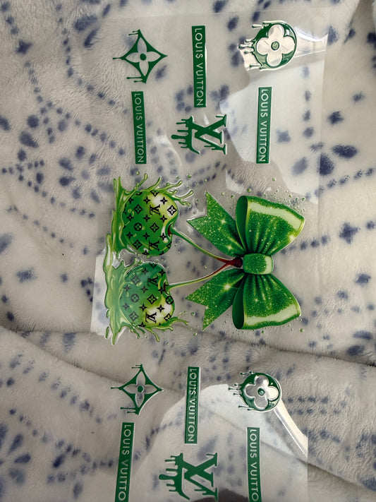 Green LV Cherry with Bow