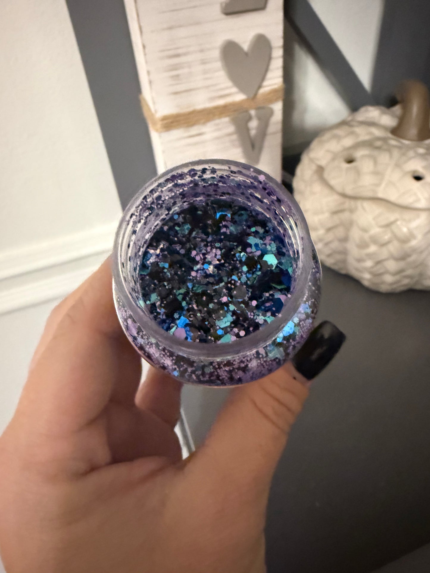 Galaxy - has star glitter inside mix as well