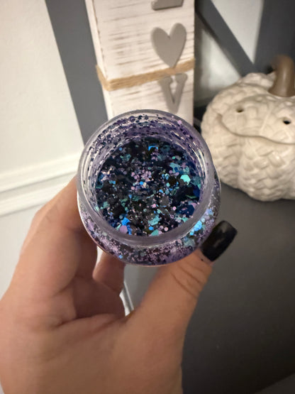 Galaxy - has star glitter inside mix as well