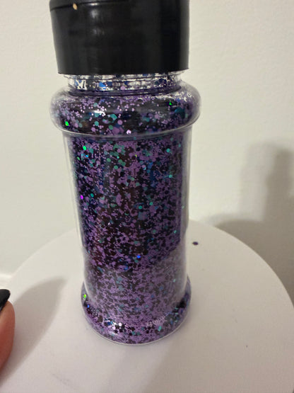 Galaxy - has star glitter inside mix as well