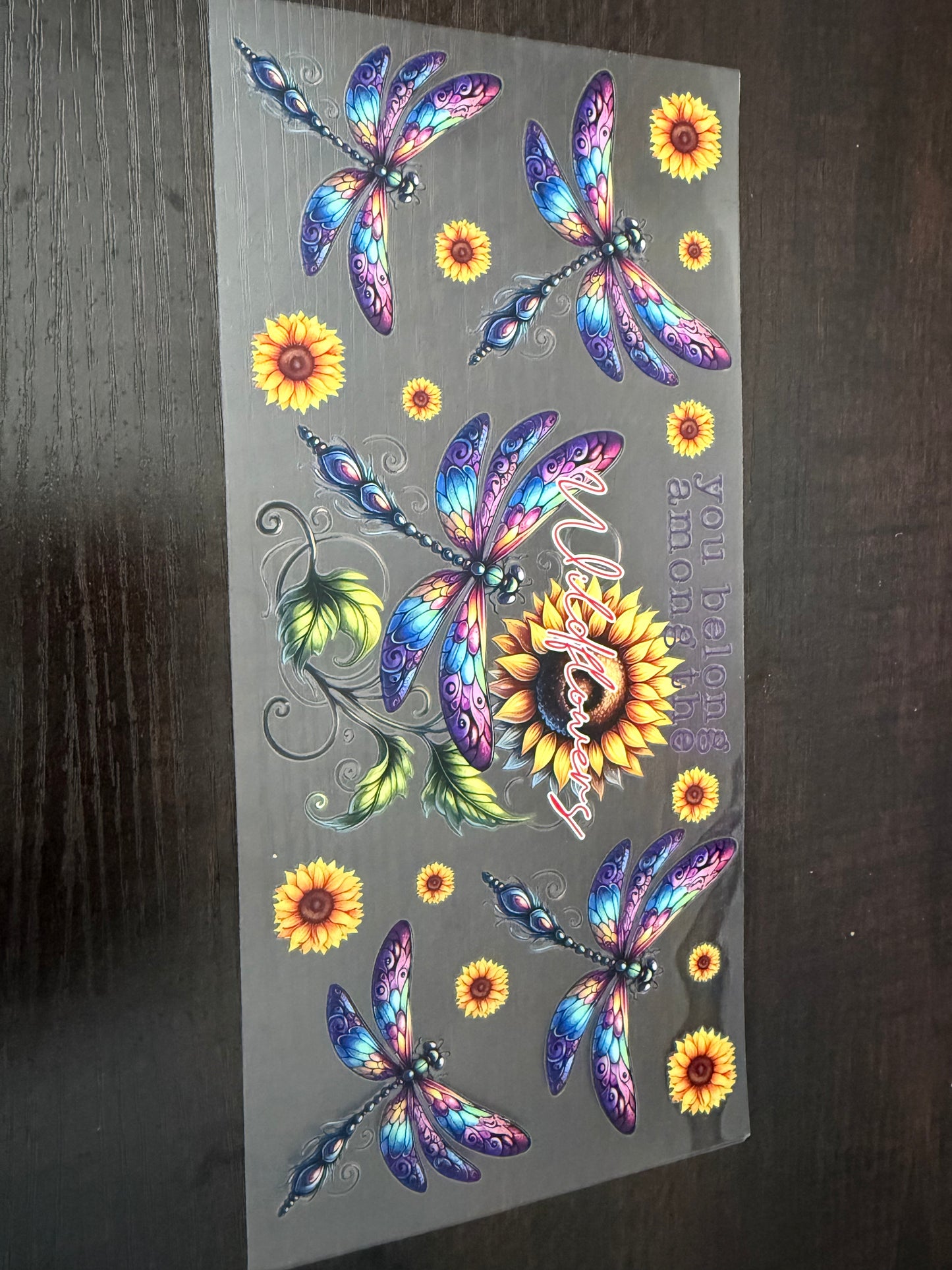 Dragonflies and Sunflowers