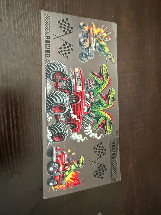 Monster Truck and Dinosaurs