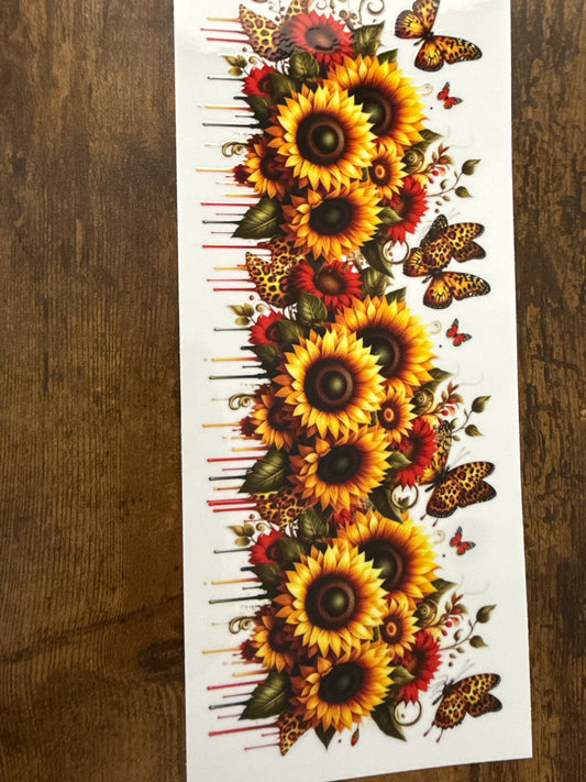 Sunflowers and Butterflies