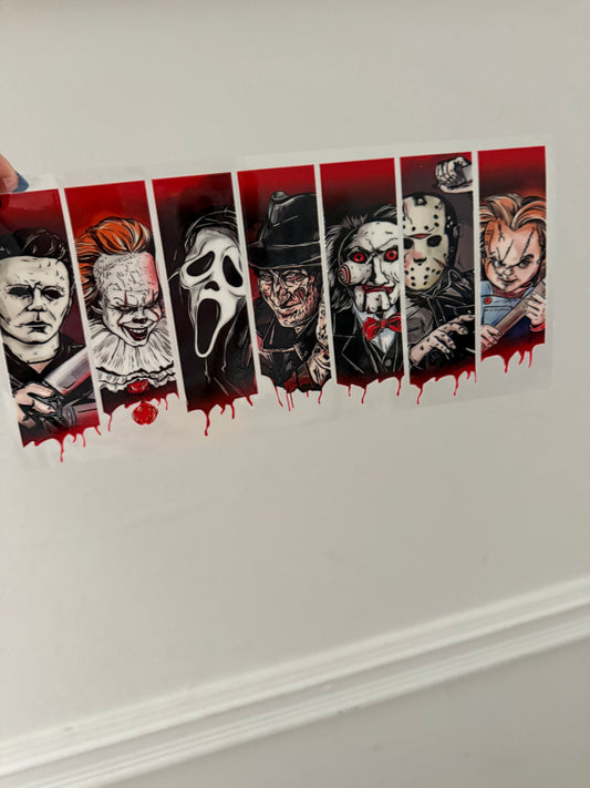 Michael, PennyWise, Scream, Freddy, Jigsaw, Jason & Chucky