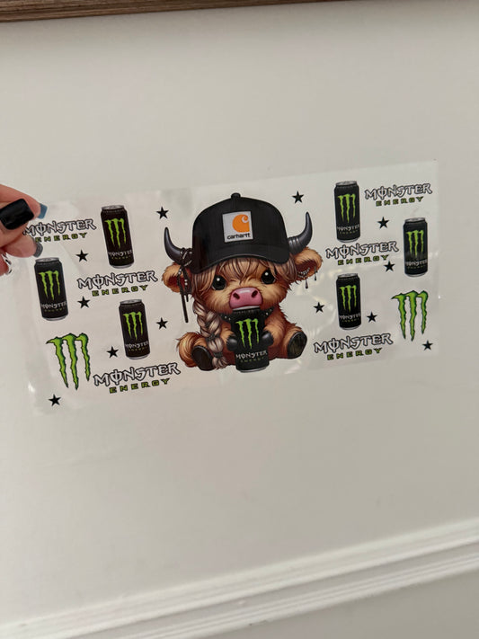 Highland Cow & Monster