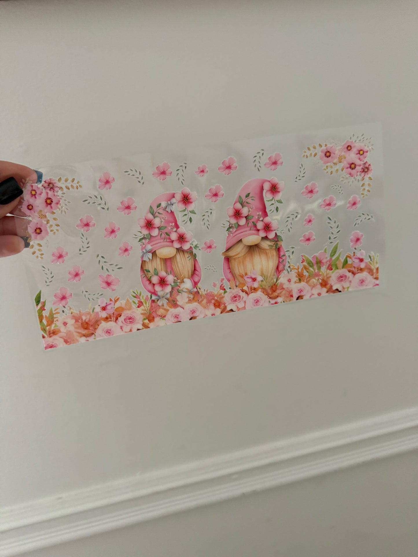 Pink Gnomes w/ Flowers