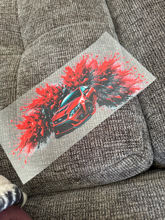 Red car