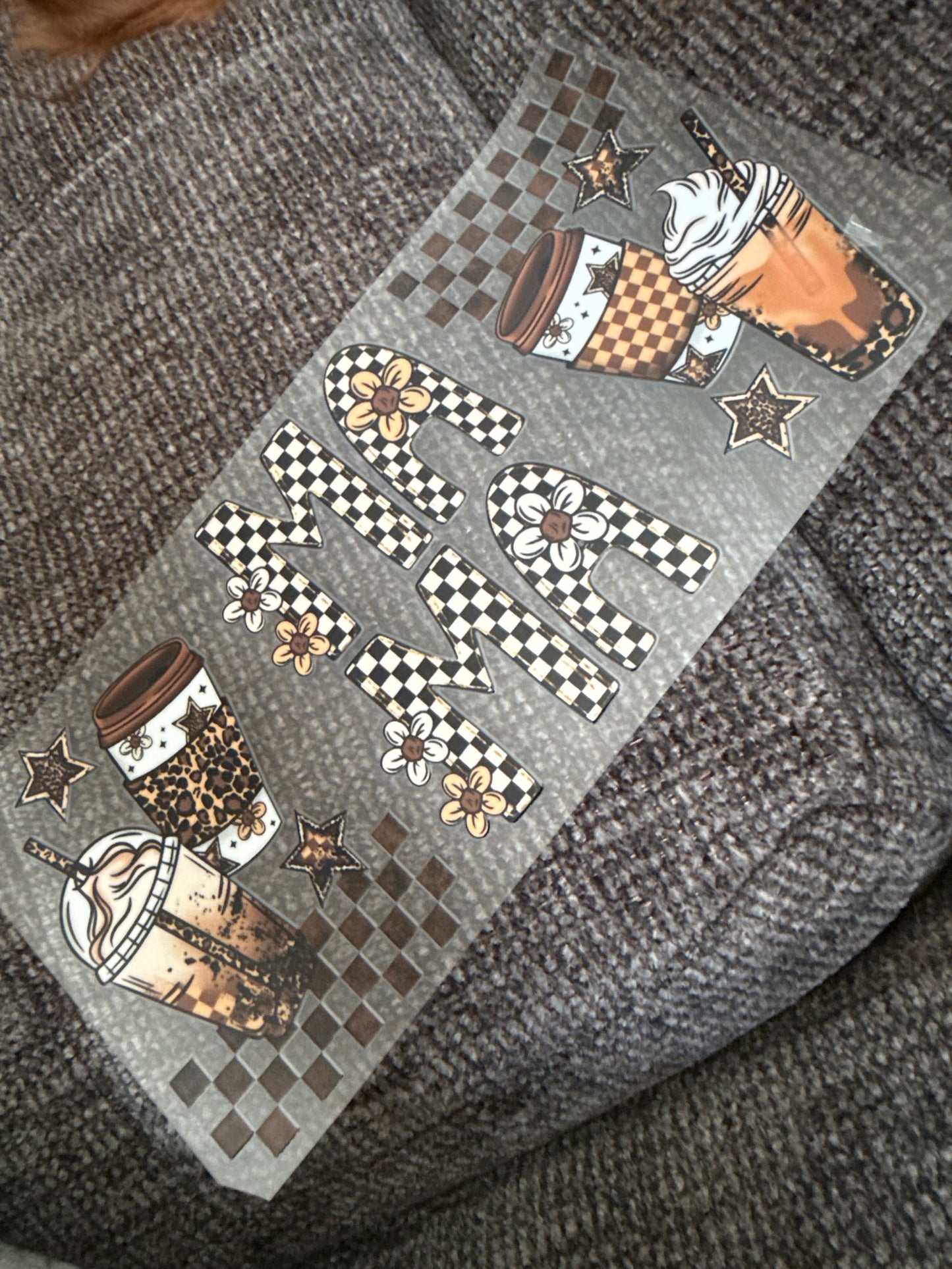 Mama checkered coffee